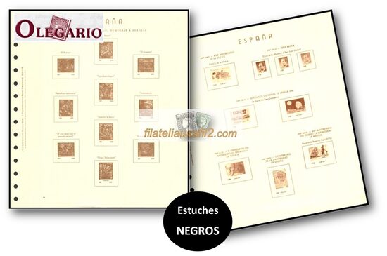 OLEGARIO años 1974-1975 montado con estuches negros / Ref. 611x