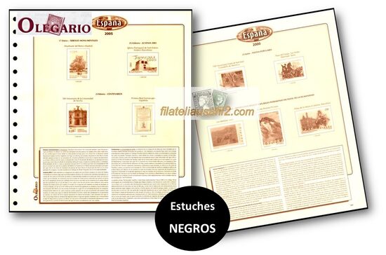 OLEGARIO año 1996 montado con estuches negros / Ref. 612x