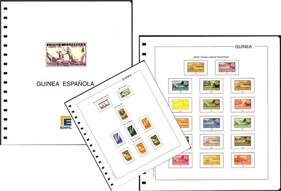 EDIFIL < GUINEA ESPAÑOLA > 1949/1959 sin estuches *NUEVO sin uso / Ref.romx