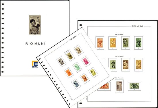 EDIFIL < RIO MUNI > 1960/1968 sin estuches *NUEVO sin uso / Ref.romx