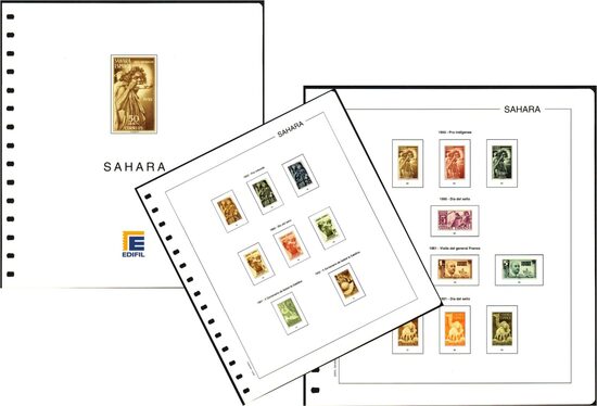 EDIFIL < SAHARA > 1950/1975 sin estuches *NUEVO sin uso / Ref.romx