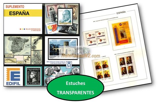 EDIFIL año 2008 <Bloque de Cuatro> montado con  estuches transparentes / Ref. 605x