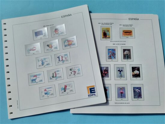 EDIFIL SH  año 2006  <para sellos recortados HB>  montado con estuches transparentes / Ref. 610x