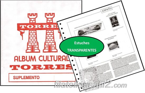 TORRES año 2015 montado con estuches transparentes / Ref. s163