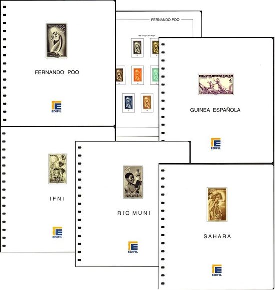 EDIFIL < AFRICA OCC. > 1949/1951 sin estuches *NUEVO sin uso / Ref.romx