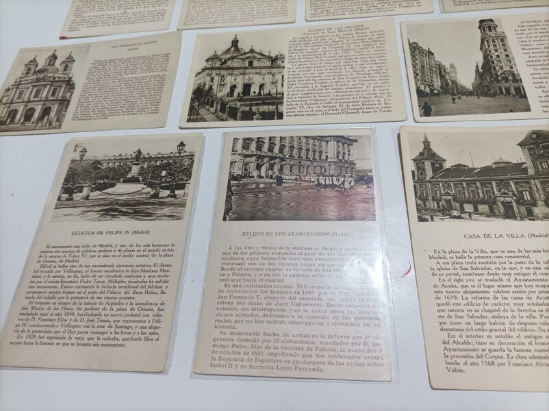10 Tarjetas Postales Madrid . Toberal / RefF049