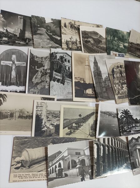 25 Tarjetas Postales B/N de España / Ref.F050