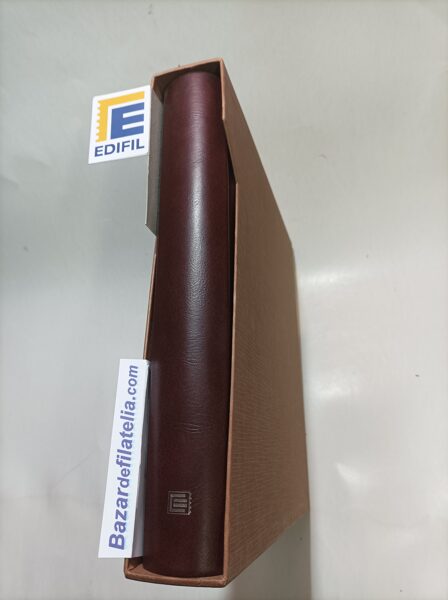 EDIFIL modelo GRAN LUJO marrón álbum de sellos / Ref. alb410
