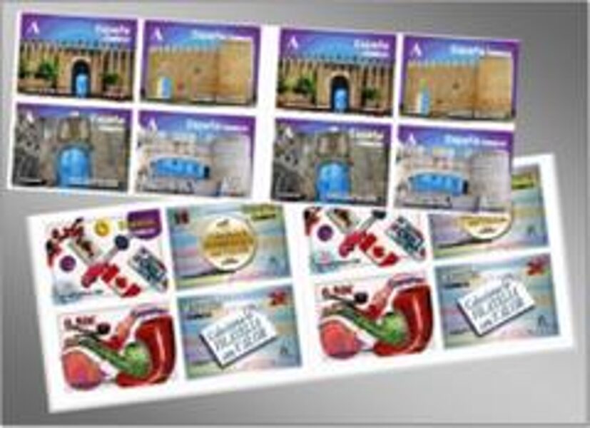 Estuches para Carnets 171 x 72 mm  <corte central en reverso>      