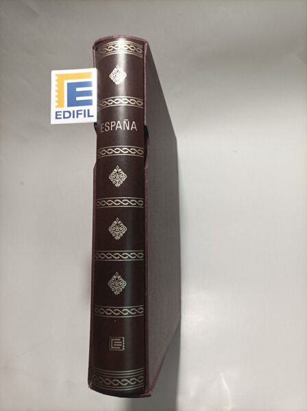 EDIFIL modelo REGIO burdeos oscuro álbum de sellos "Título España" / Ref. alb432