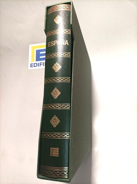 EDIFIL modelo SEMILUJO verde álbum de sellos / Ref. alb442