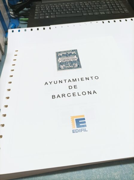 EDIFIL Ayto. Barcelona + Beneficencia + (según relación)  con estuches transparentes / Ref.romx