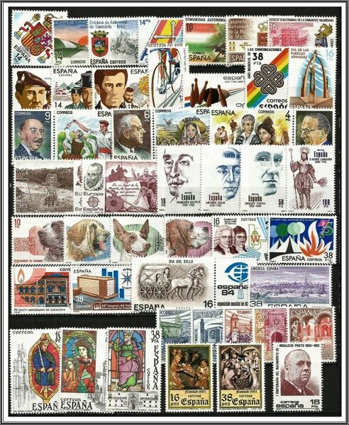 Sellos nuevos - Año completo 1983