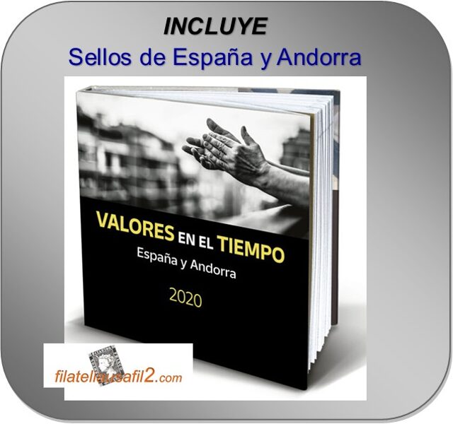 Libro Oficial de Correos año 2020 < Incluye sellos España y Andorra >