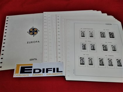 EDIFIL TEMA EUROPA  años 1956 a 1973 sin estuches / Ref. 071