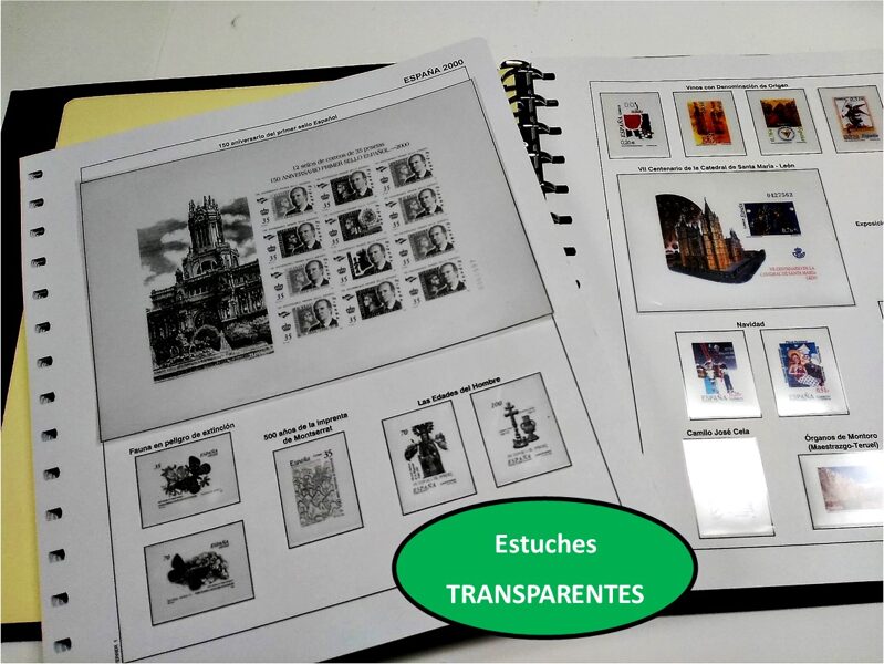 FERRER 2002 montado con estuches transparentes / Ref. 422c