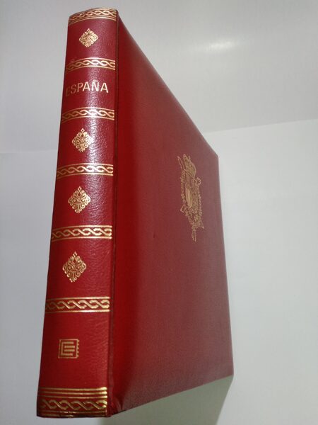 EDIFIL modelo Semilujo rojo álbum de sellos con defecto en anillas y sin cajetín / Ref. alb084