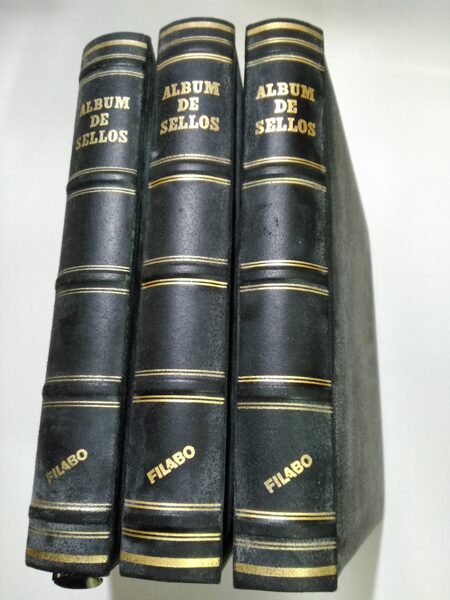 Lote de 3  Albumes FILABO color negro