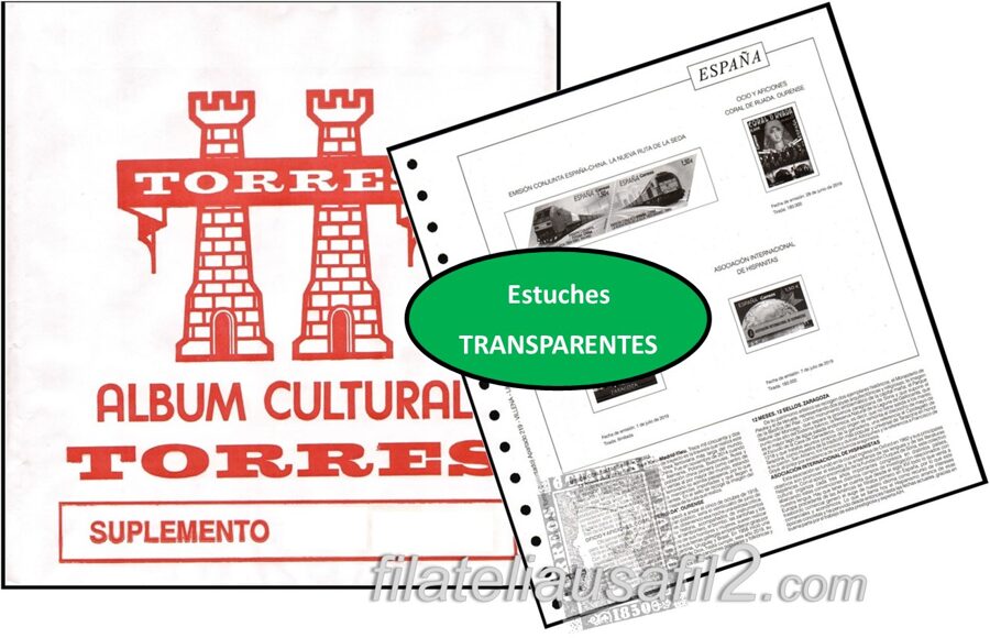 TORRES año 1997 montado con estuches transparentes / Ref. 565x