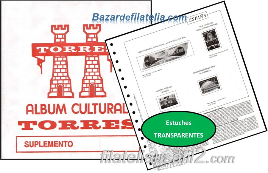 TORRES año 1996 montado con estuches transparentes / Ref. 552a