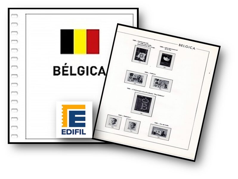 EDIFIL  < BELGICA >  año 1982 sin estuches  / Ref. ex014