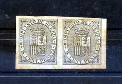 ESPAÑA  Catálogo nº 141 S Pareja SIN DENTAR