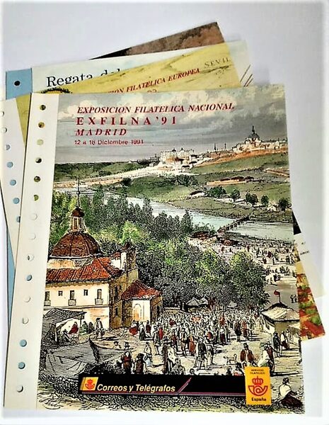 4 Documentos Filatélicos Correos nº 16-17-18-19