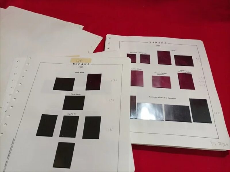 PHILOS años 1992 a 1996 montado con estuches negros / Ref. 443b