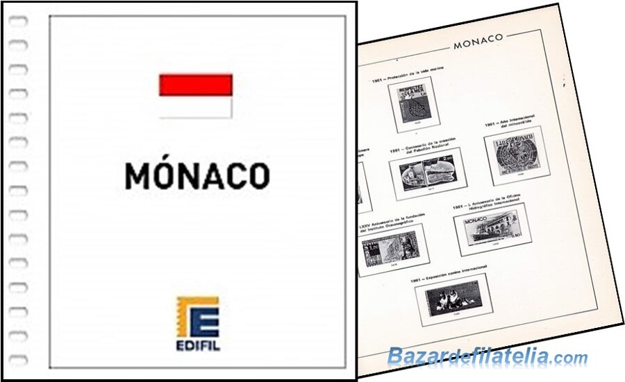 EDIFIL  < MONACO >  año 1972 sin estuches  / Ref. ex016